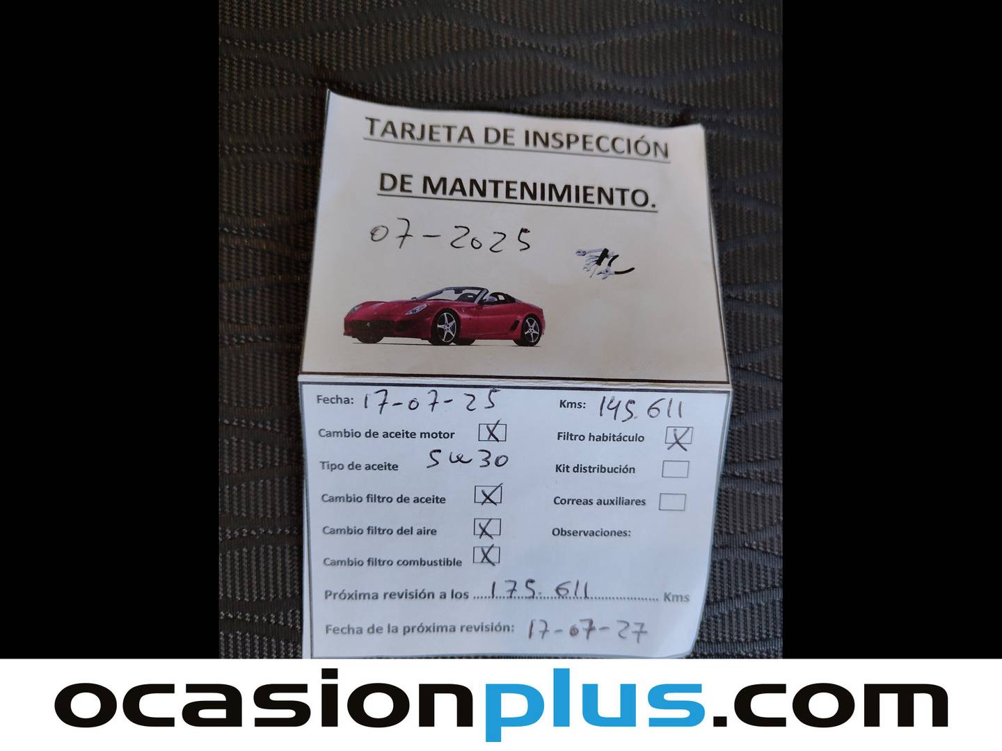 Foto del mantenimiento del Seat León Seat León ST 1.6 TDI S&S Style (105 CV)