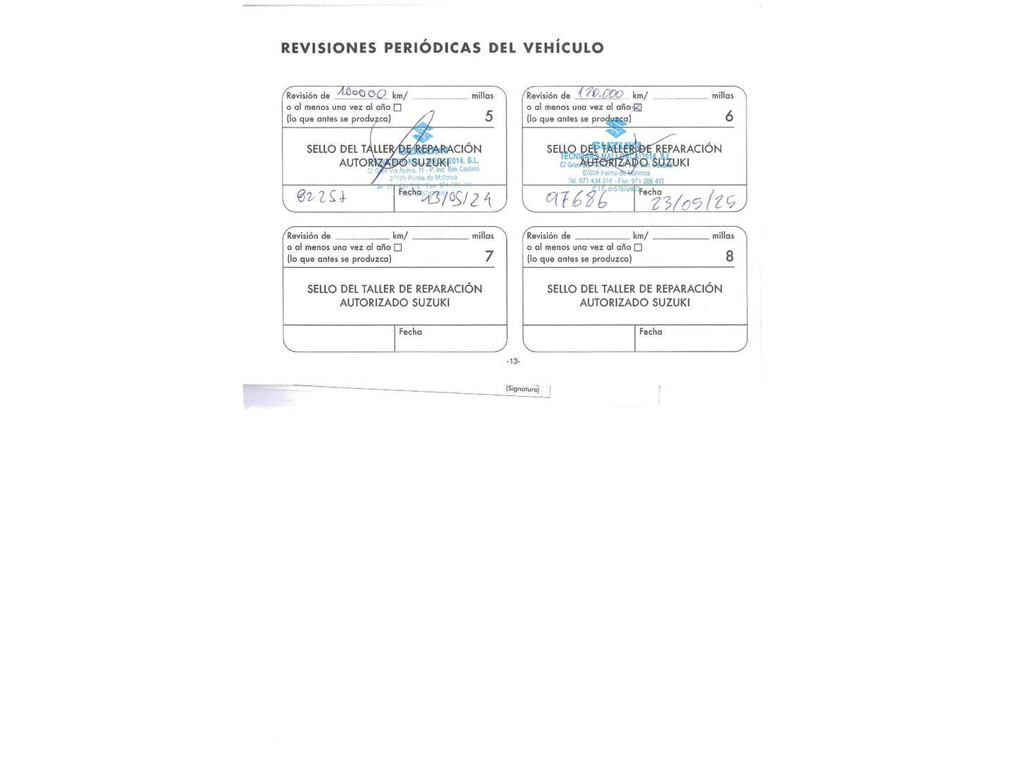 Foto del mantenimiento del Suzuki S-Cross Suzuki S-Cross 1.4 DITC GLX Auto (140 CV)