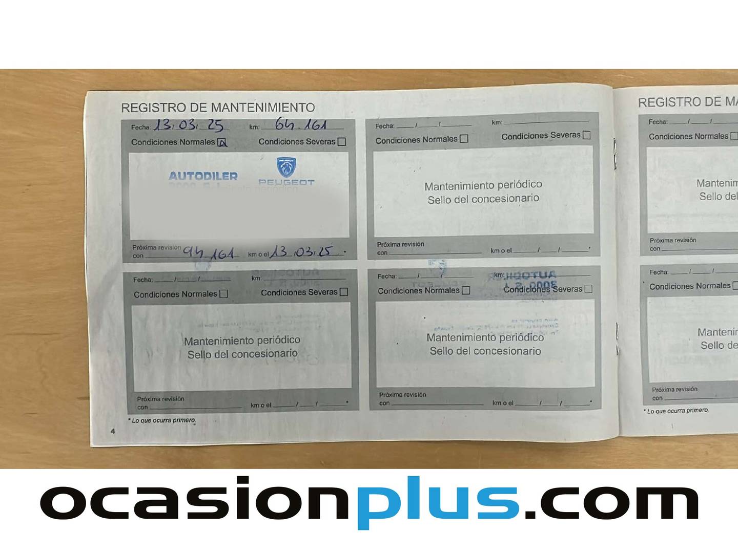 Foto del mantenimiento del Peugeot 5008 Peugeot 5008 BlueHDI 130 S&S Allure Pack EAT8 (130 CV) 7 Plazas