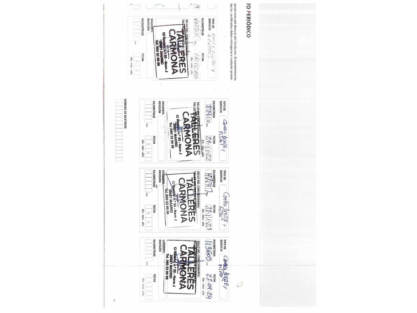Foto del mantenimiento del Nissan X-TRAIL Nissan X-Trail 1.6 dCi N-Connecta (130 CV)