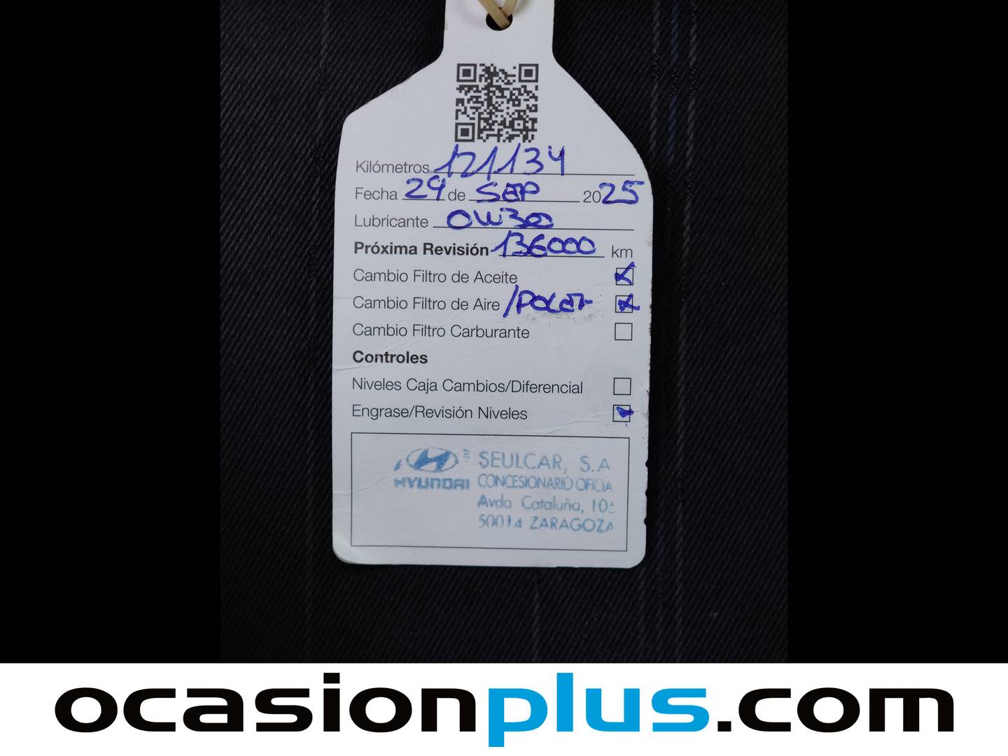 Foto del mantenimiento del Hyundai Tucson Hyundai Tucson 1.6 GDI BlueDrive Essence 4x2 (131 CV)