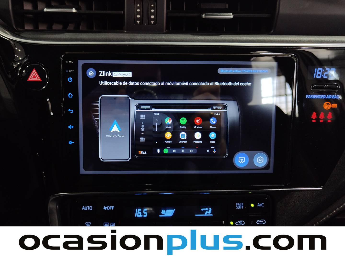 Equipamiento del Toyota Auris Toyota Auris 120T Touring Sports Active (116 CV)