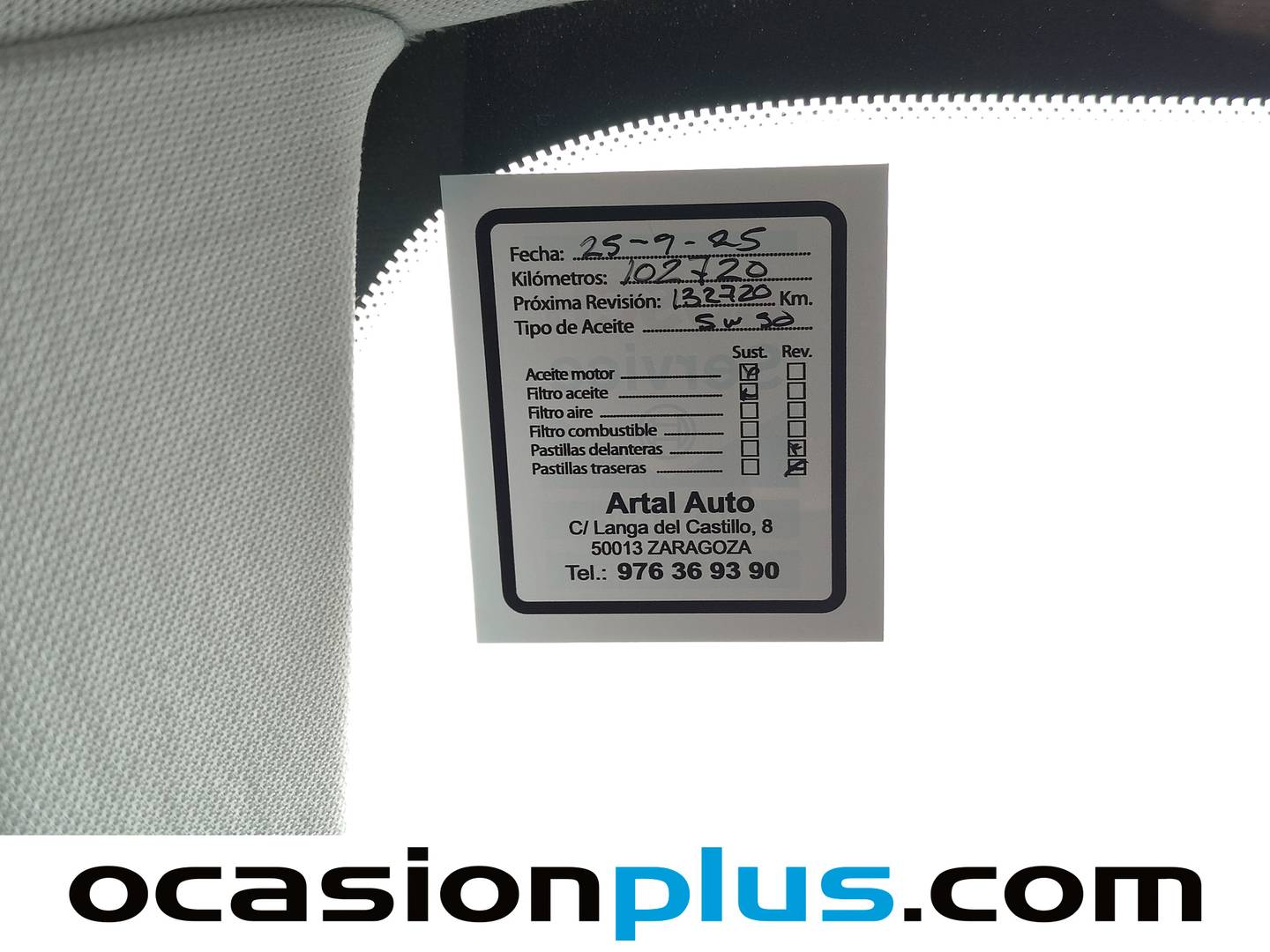 Foto del mantenimiento del Peugeot 5008 Peugeot 5008 BlueHDi 130 S&S Allure EAT8 (130 CV) 7 Plazas