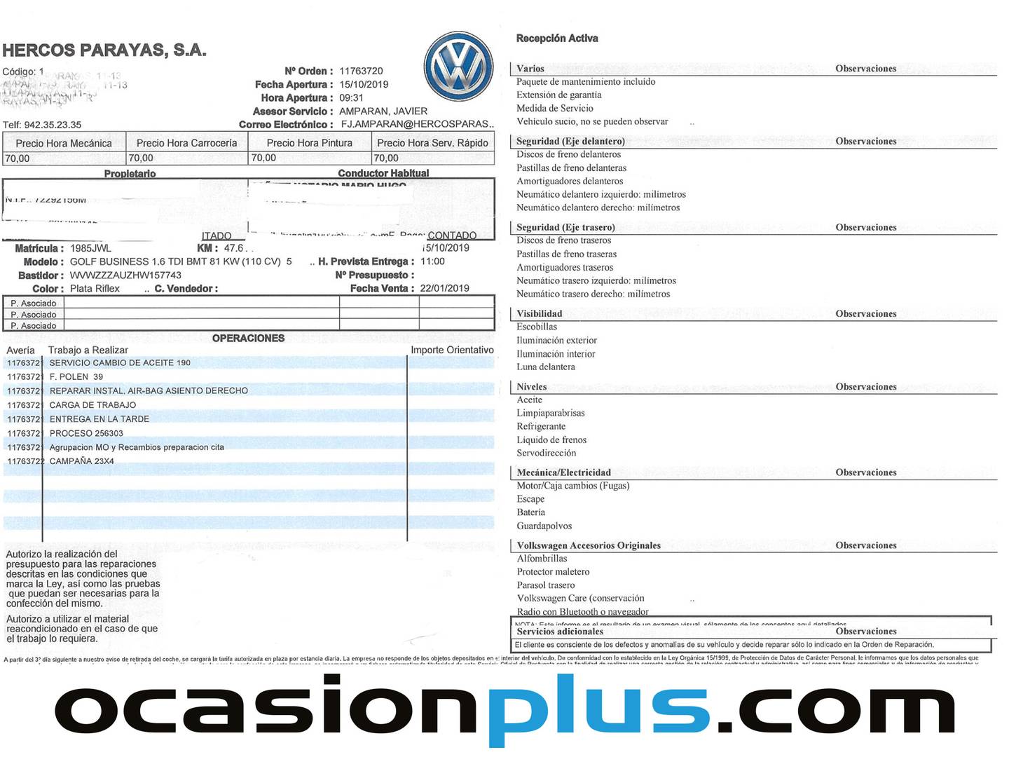 Foto Volkswagen Golf Volkswagen Golf Business 1.6 TDI CR BMT (110 CV)