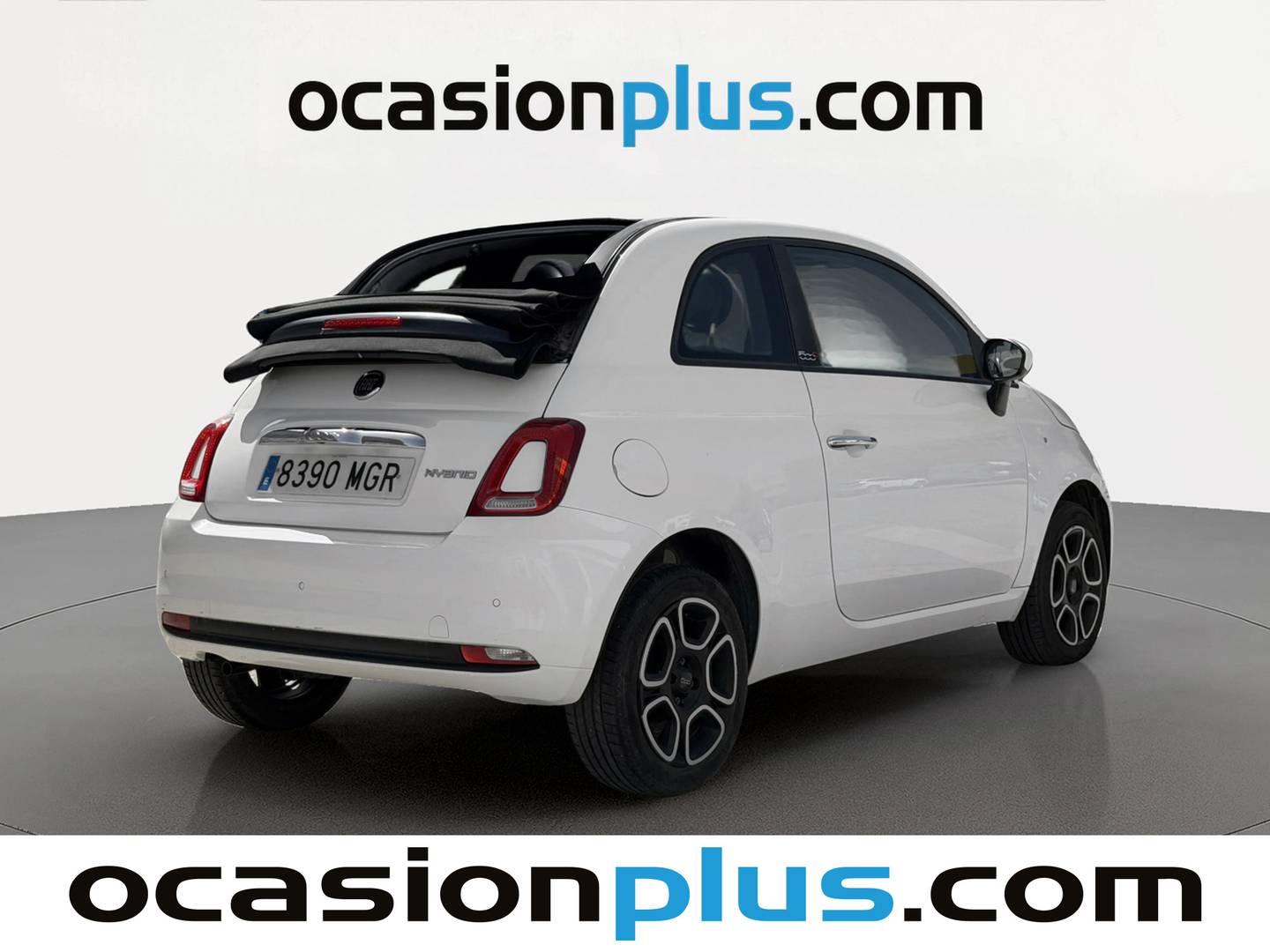 Foto trasera Fiat 500C Fiat 500C 1.0 Hybrid Club (70 CV) derecha