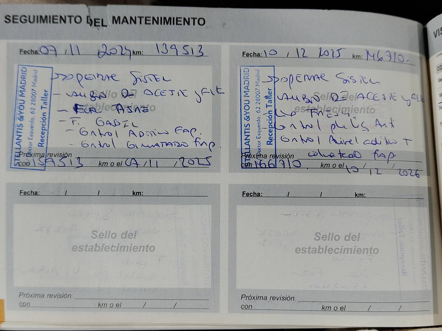 Foto del mantenimiento del Citroën C4 Citroën C4 1.6 HDi Sport (112 CV)