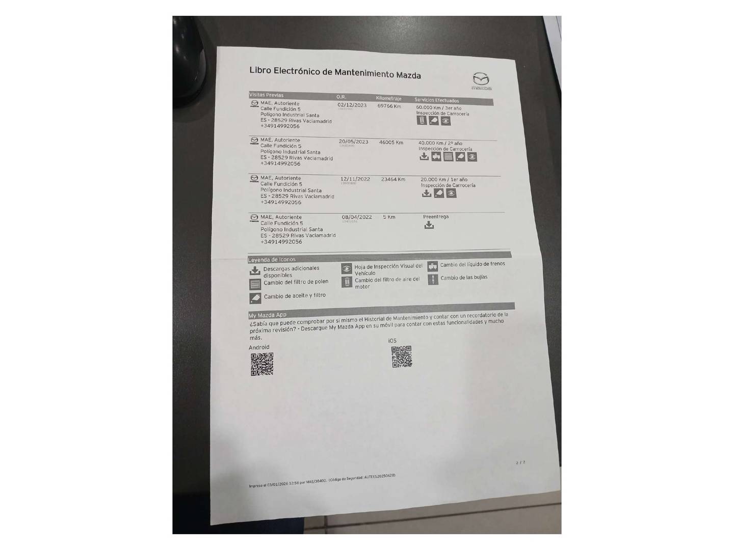 Foto Mazda CX-30 Mazda CX-30 2.0 e-SKYACTIV-G Homura 2WD (150 CV)