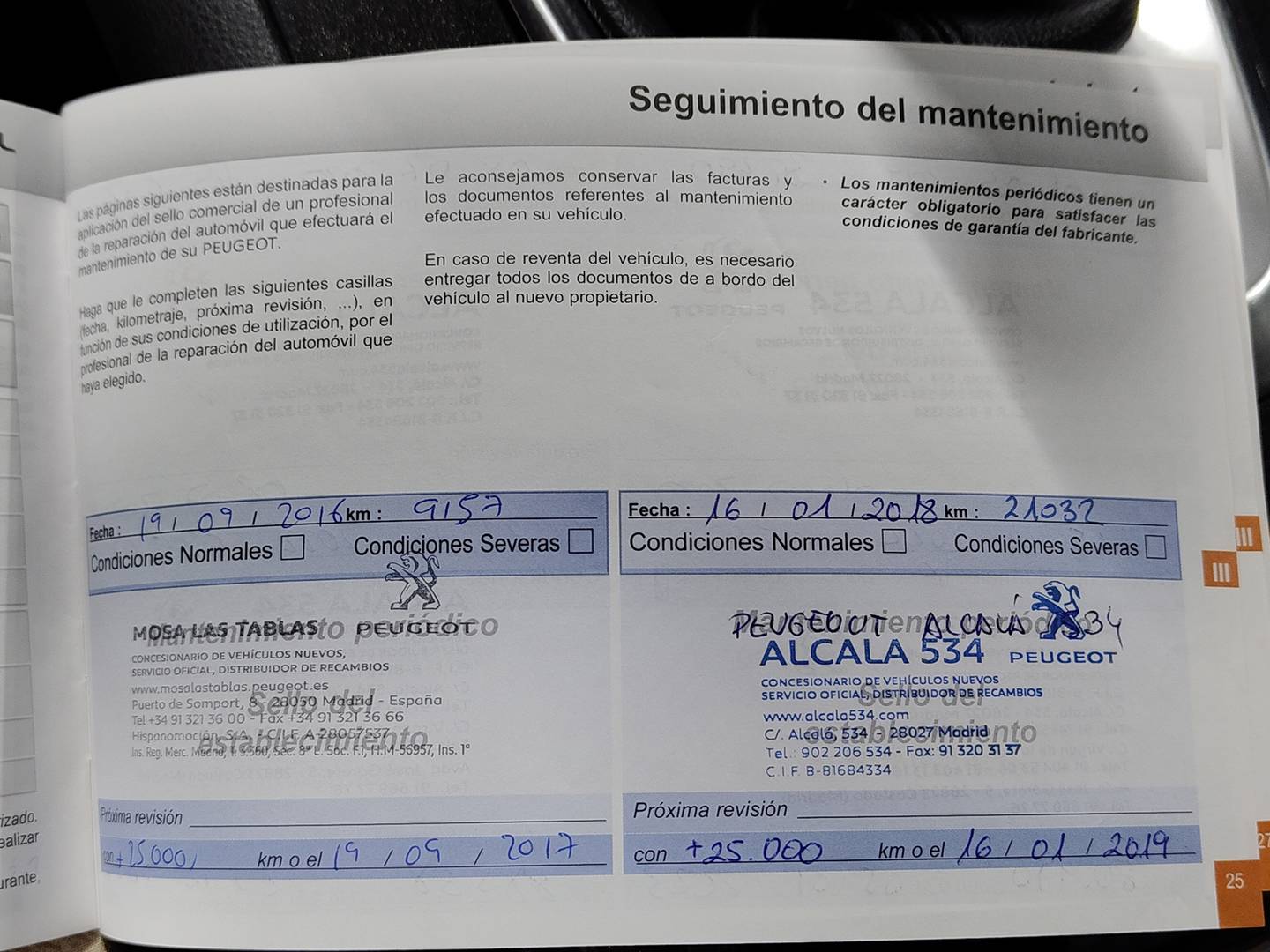 Foto del mantenimiento del Peugeot 3008 Peugeot 3008 1.6 BlueHDI FAP Style (120 CV)