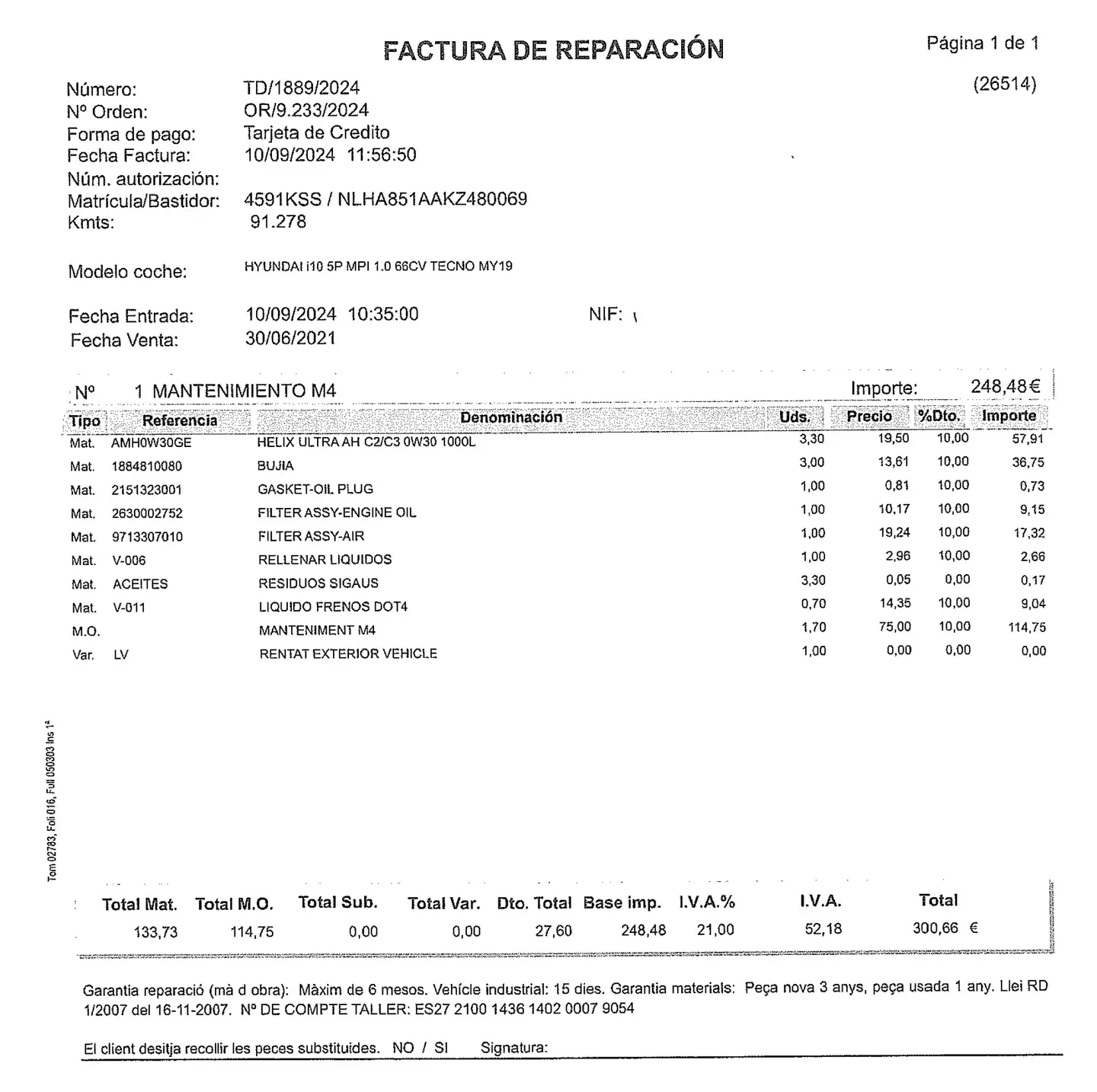 Mantenimiento