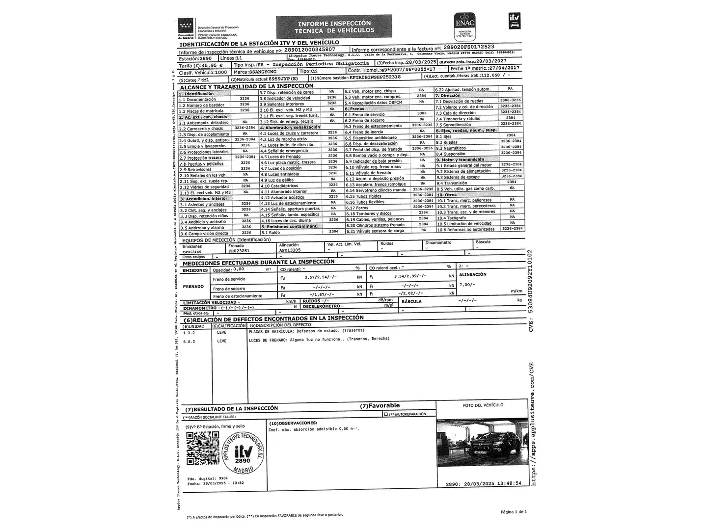 Foto SsangYong Korando Ssangyong Korando D22T Limited 4x2 (178 CV)