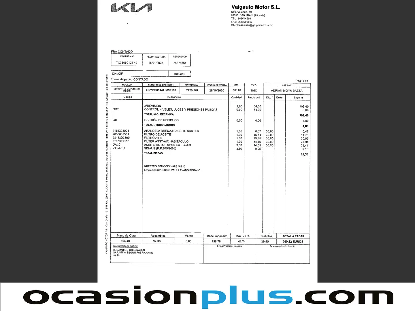 Foto KIA Sportage Kia Sportage 1.6 GDi Concept 4x2 (132 CV)