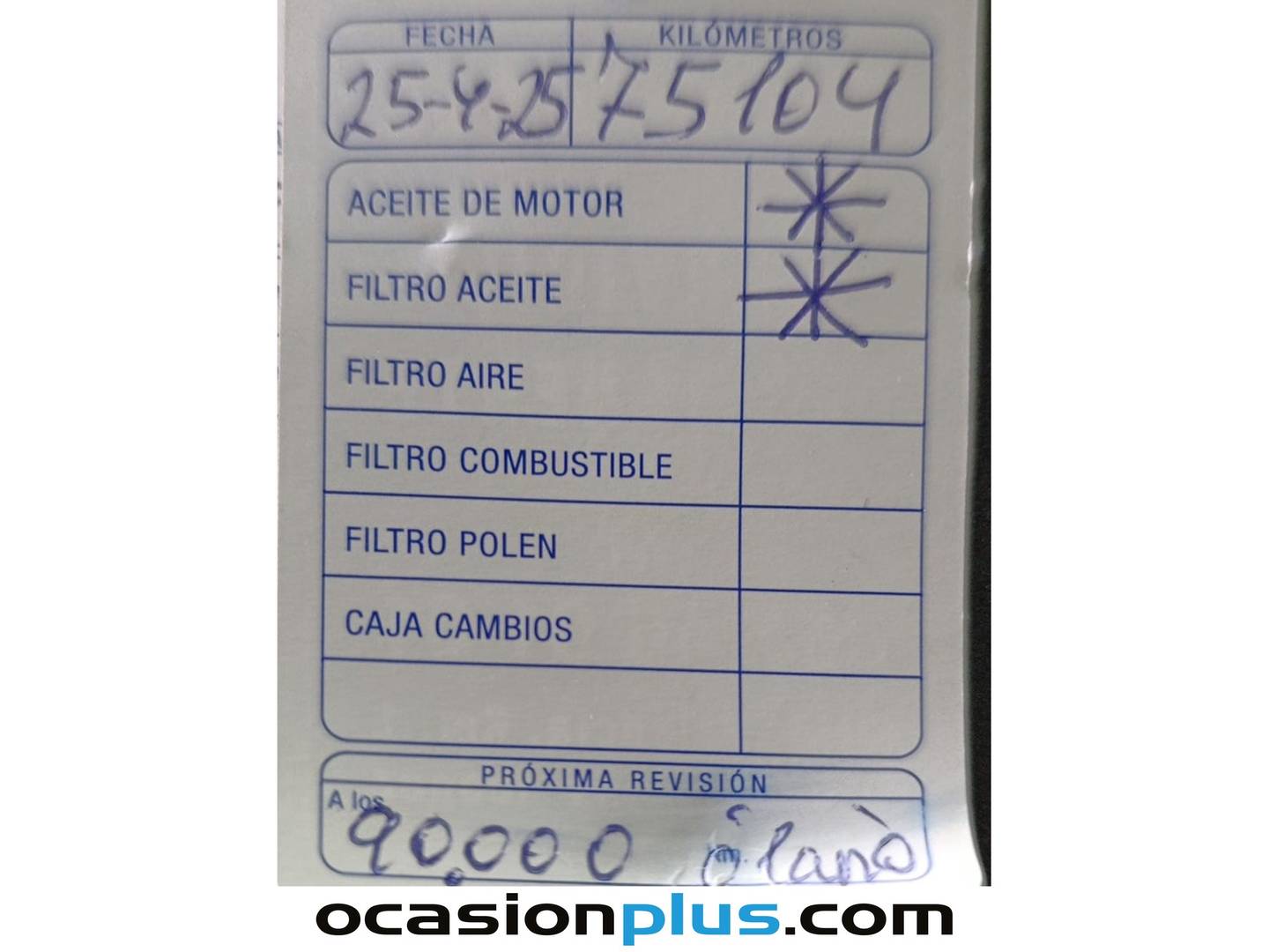 Foto del mantenimiento del Ford Focus Ford Focus 1.5 Ecoblue ST-Line (120 CV)