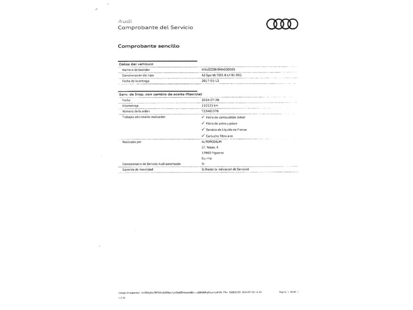 Foto Audi A3 Audi A3 Sportback sport edition 1.6 TDI 110 CV) S tronic