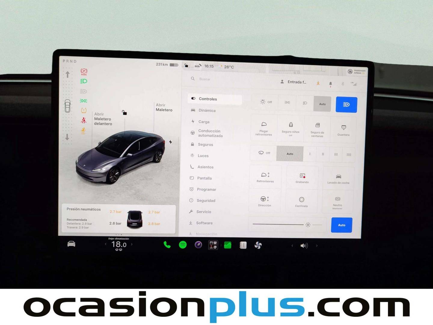 Tesla Model 3 Tesla Model 3 RWD (283 CV) de ocasión