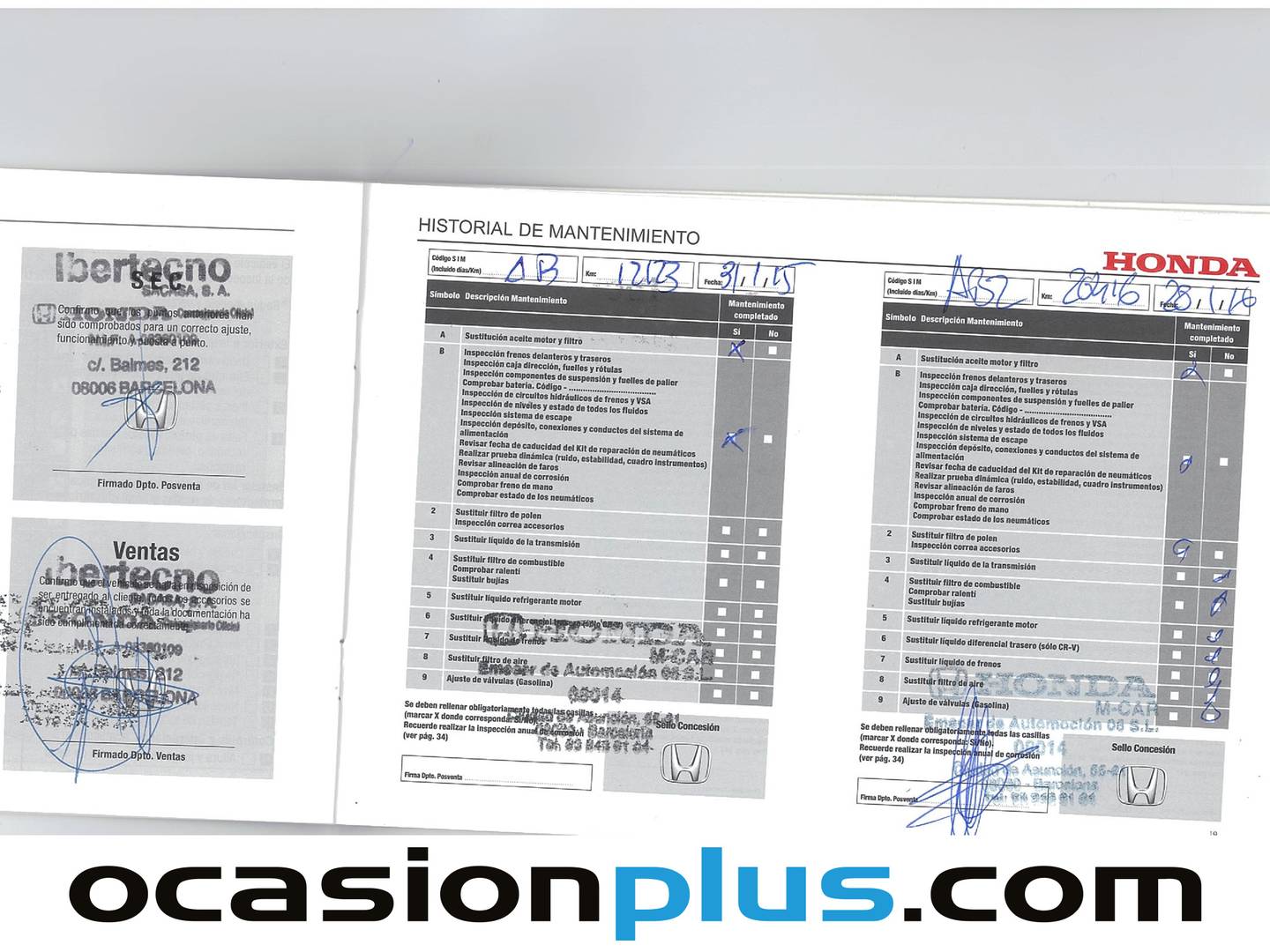 Foto del mantenimiento del Honda CR-V Honda CR-V 1.6 i-DTEC Comfort 4x2 (120 CV)