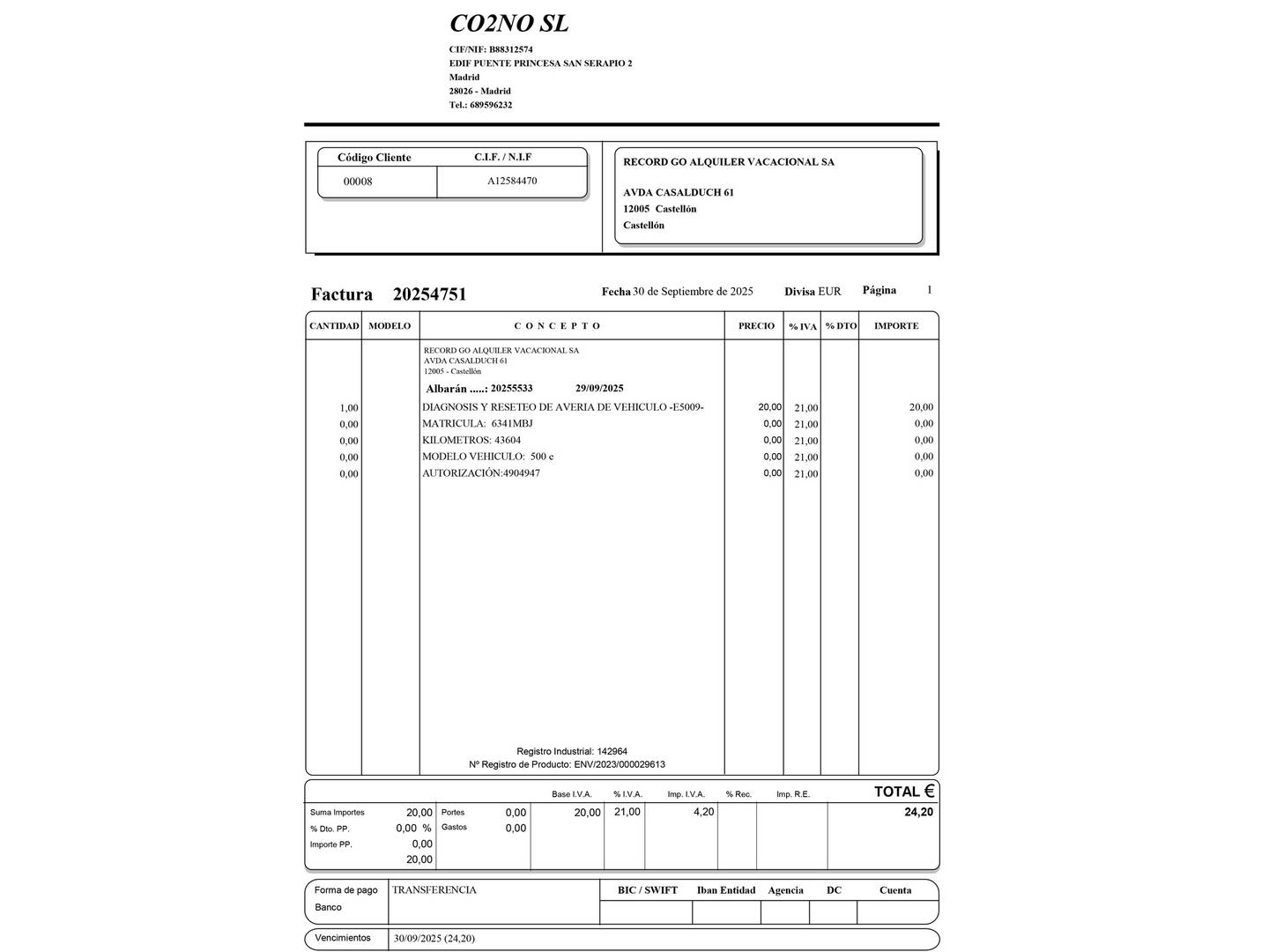 Foto del mantenimiento del Fiat 500 Fiat 500 Electrico Icon Hb 320km (118 CV)