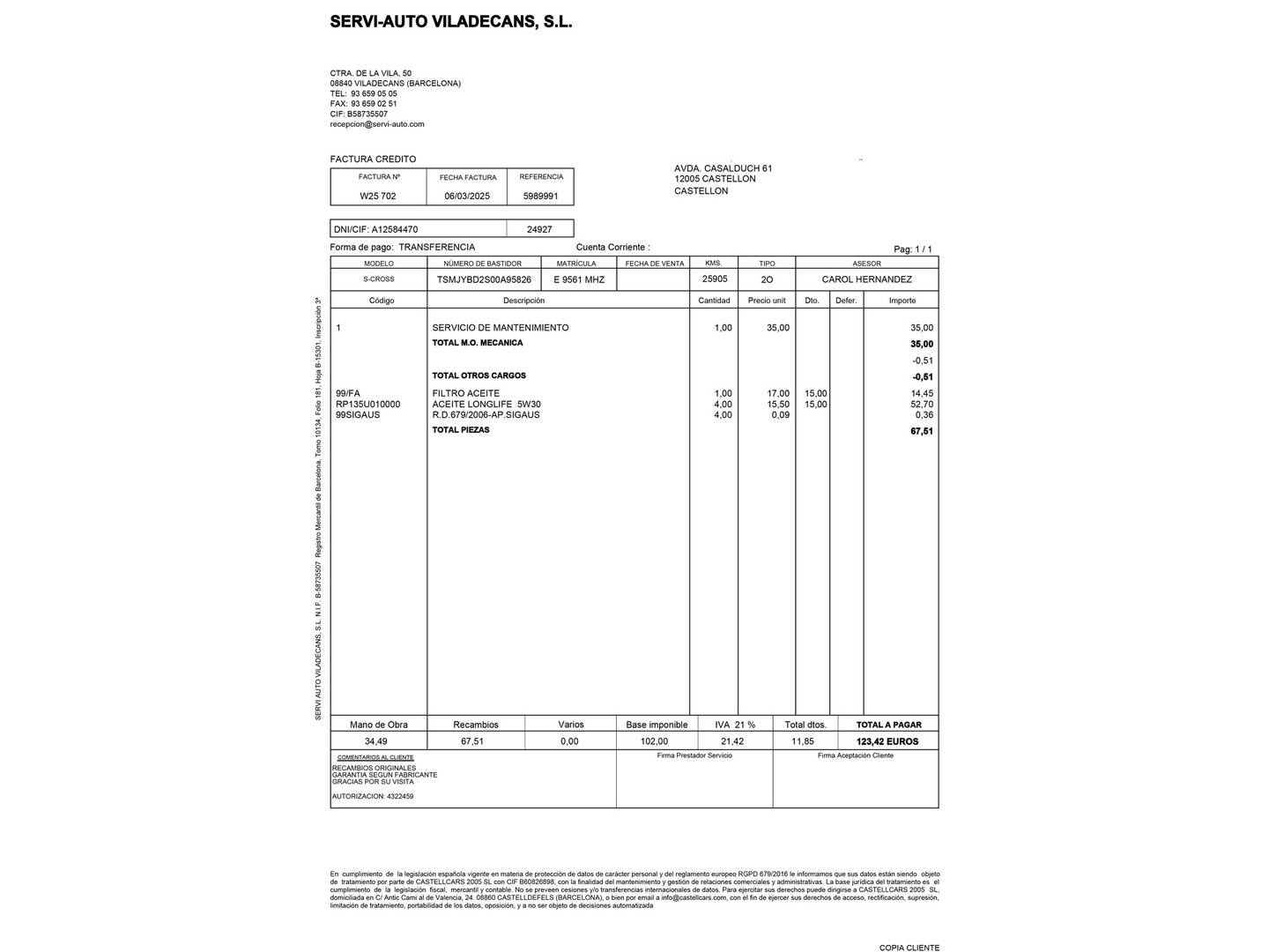 Foto Suzuki S-Cross Suzuki S-Cross 1.4T Mild Hybrid S2 4WD (129 CV)