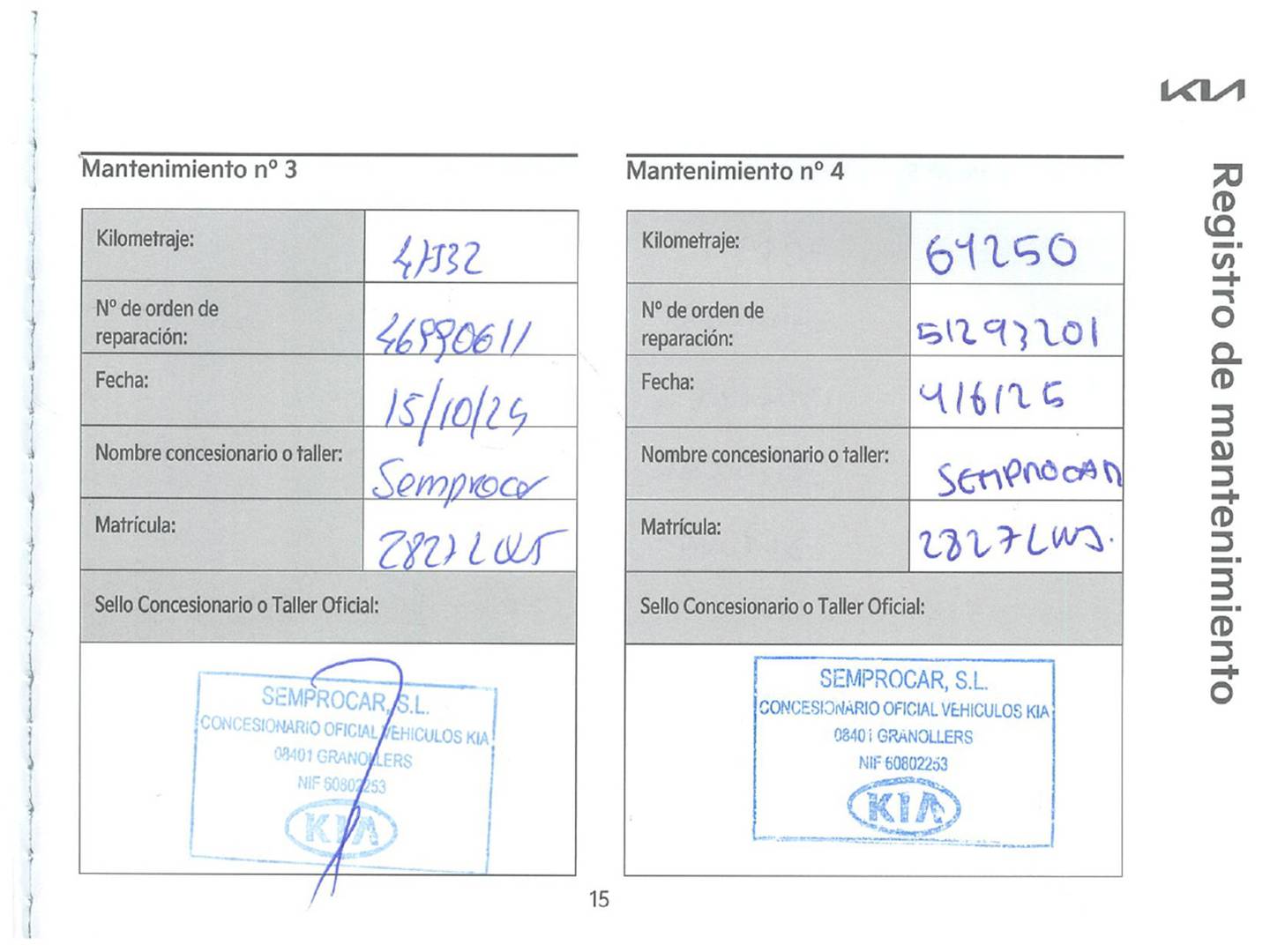 Foto del mantenimiento del KIA Ceed KIA Ceed 1.6 MHEV GT Line DCT (136 CV)