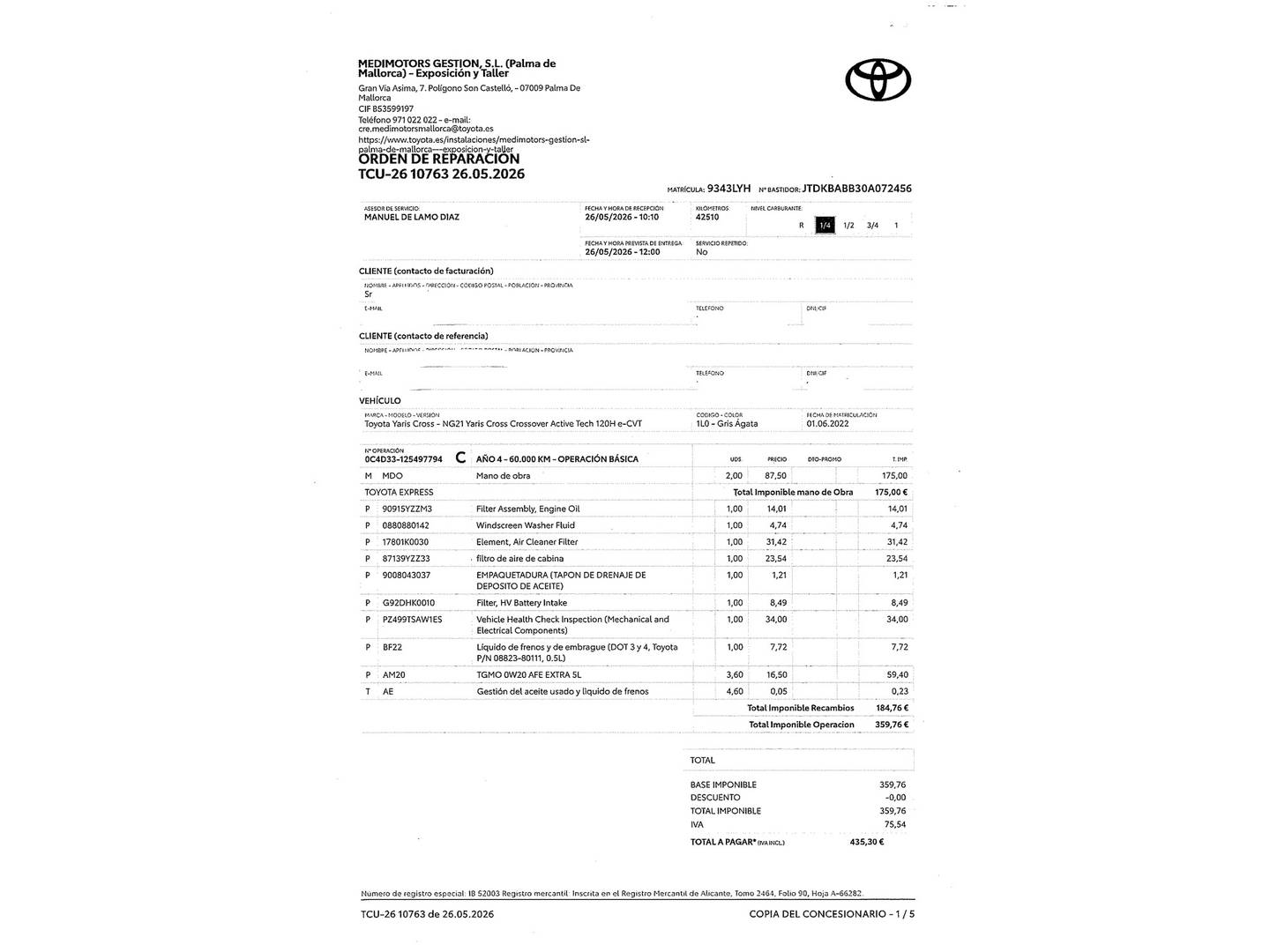 Toyota Yaris Cross Toyota Yaris Cross 120H Active Tech Pack Confort (116 CV) km 0