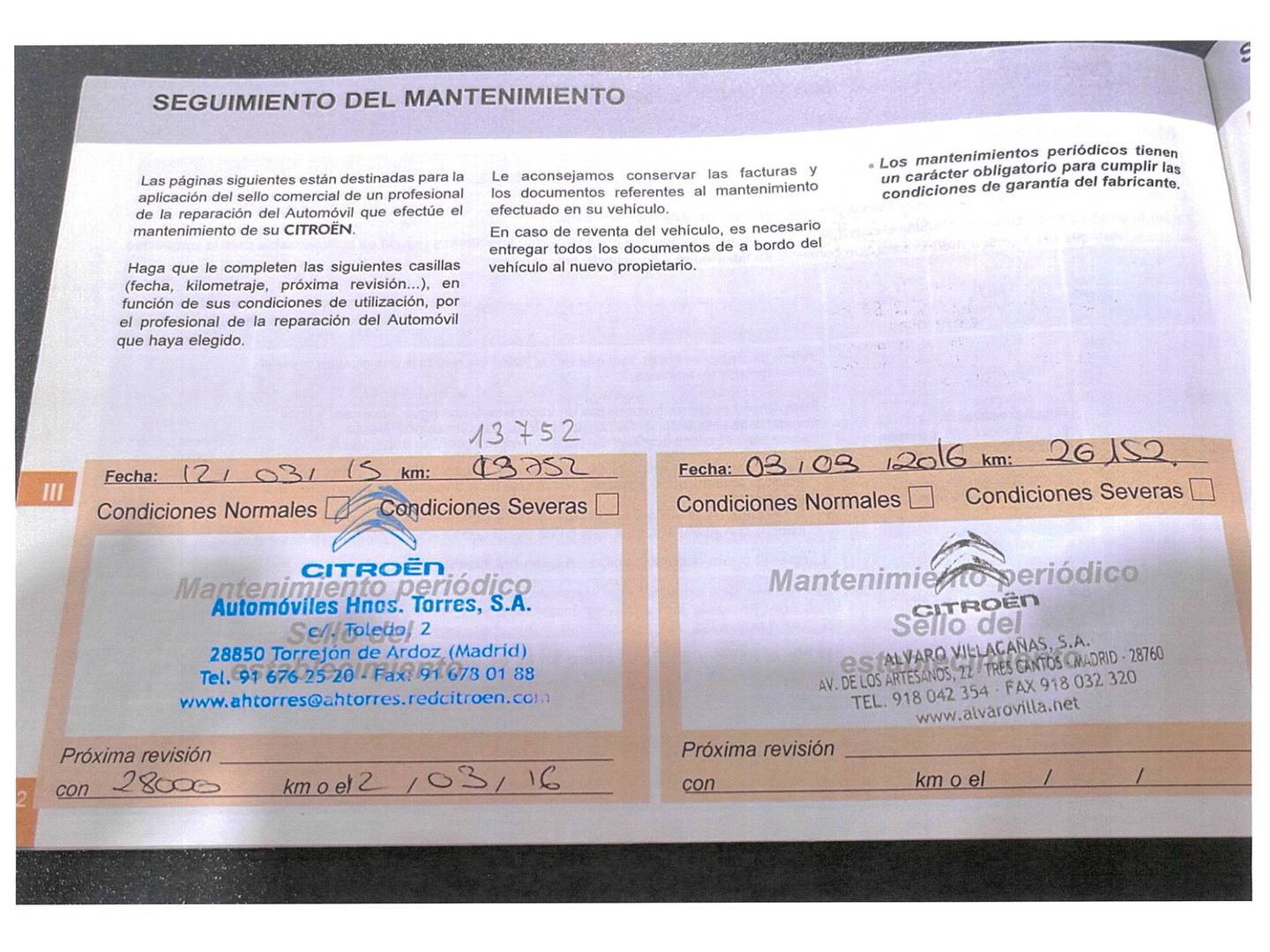Foto del mantenimiento del Citroën C3 Citroën C3 VTI 82 Collection (82 CV)