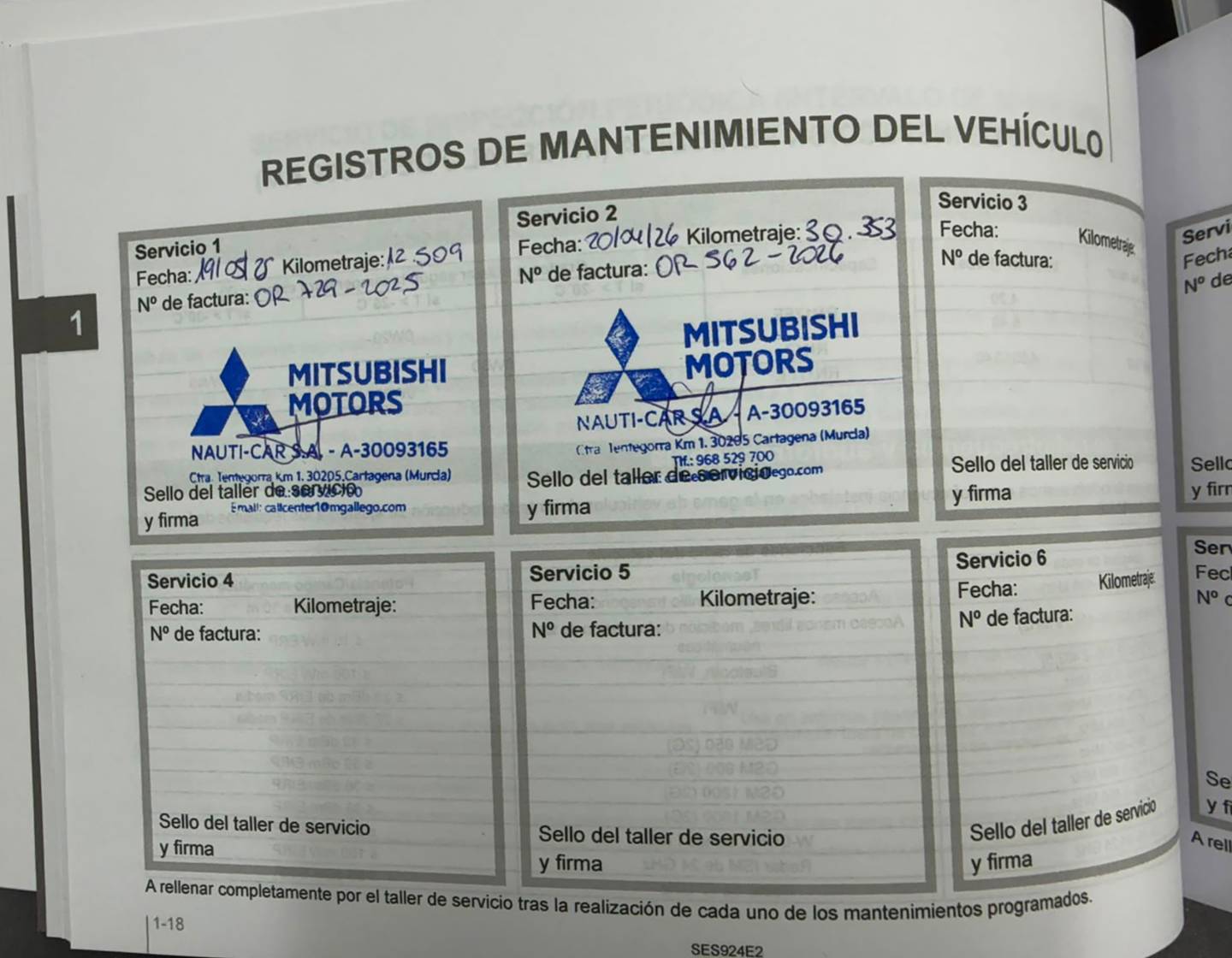 Foto del mantenimiento del Mitsubishi Colt Mitsubishi Colt 160 HEV Kaiteki (143 CV)