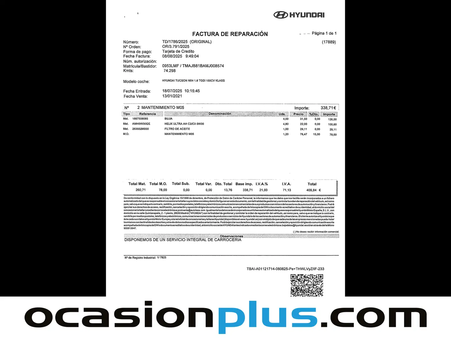 Foto Hyundai Tucson Hyundai Tucson 1.6 TGDI Klass 4x2 (150 CV)