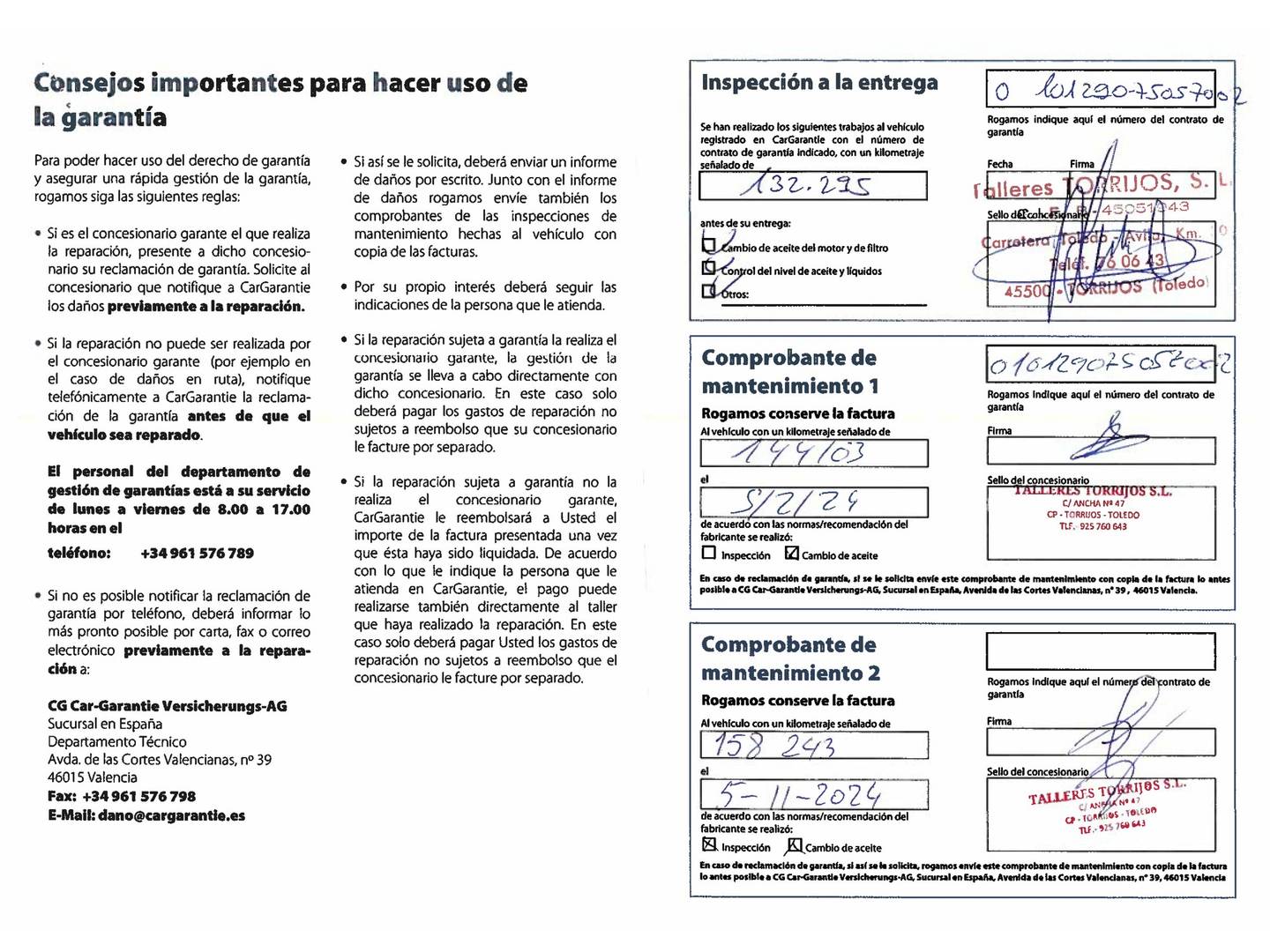 Foto del mantenimiento del BMW Serie 3 BMW Serie 3 318d Business (150 CV)