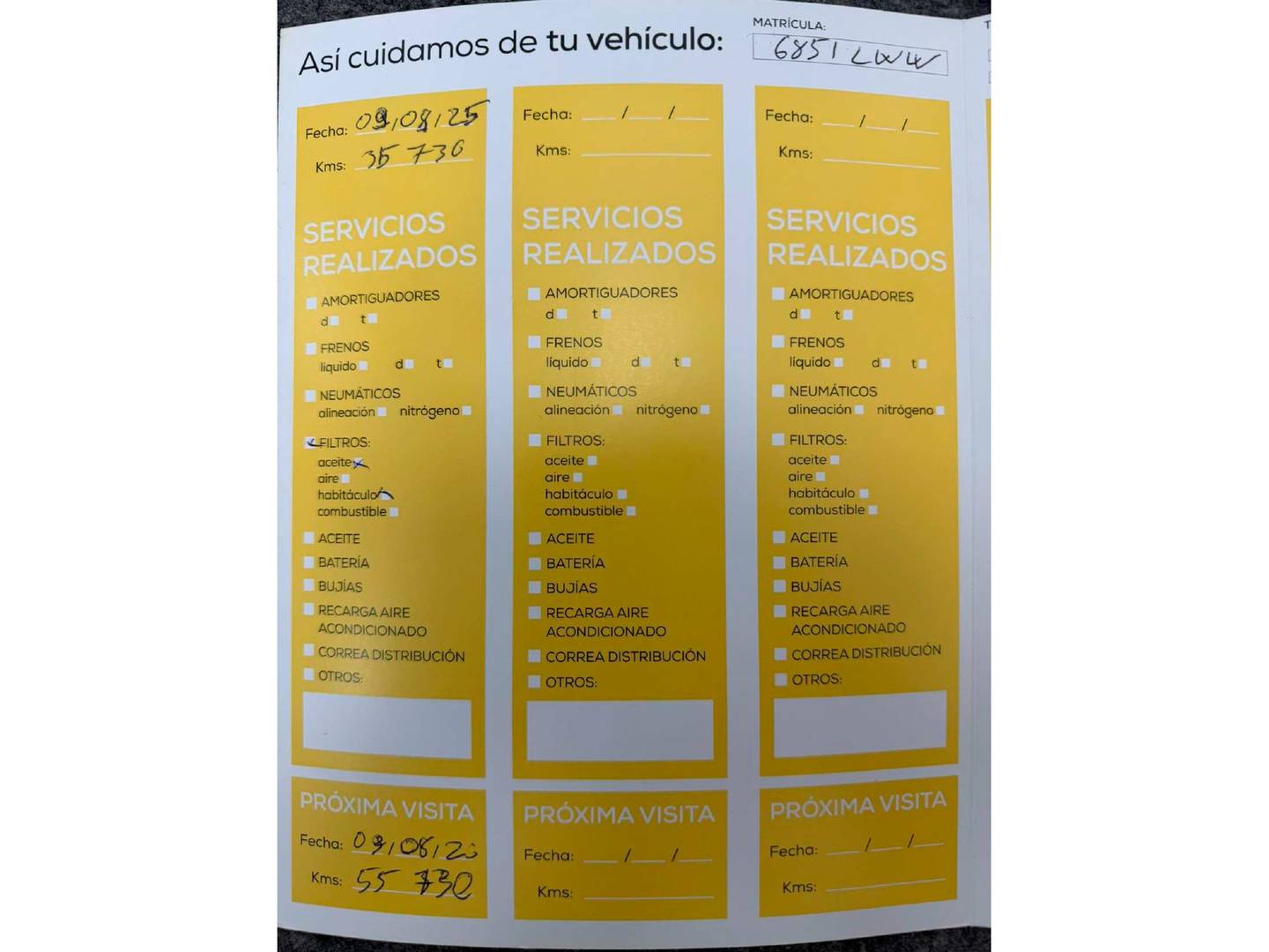 Foto del mantenimiento del Peugeot 208 Peugeot 208 BlueHDi 100 S&S Allure Pack (100 CV)