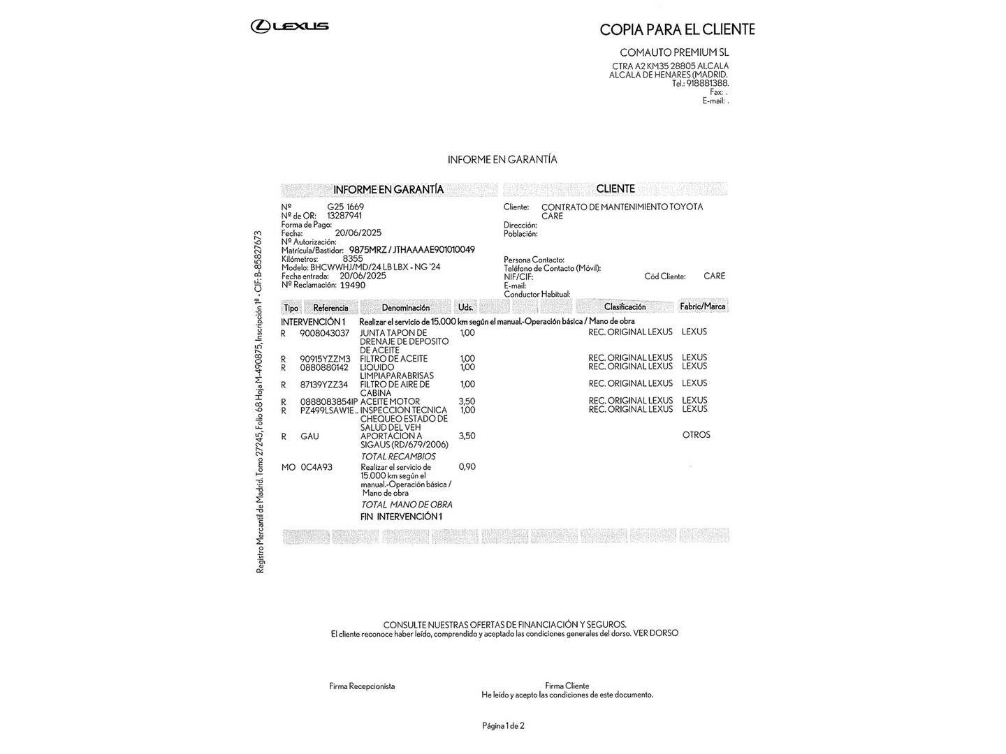 Lexus LBX Lexus LBX 1.5 HEV Emotion+  (136 CV) de segunda mano