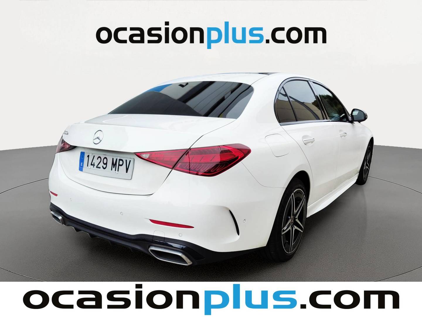 Foto trasera Mercedes Clase C Mercedes Clase C 300 e  (313 CV) Pack AMG derecha