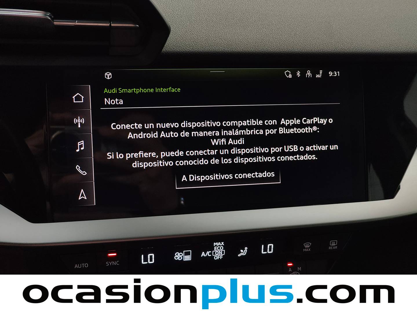 Extras y acabados del Audi A3 Audi A3 Sportback Audi A3 Sportback 30 TFSI (110 CV) S tronic