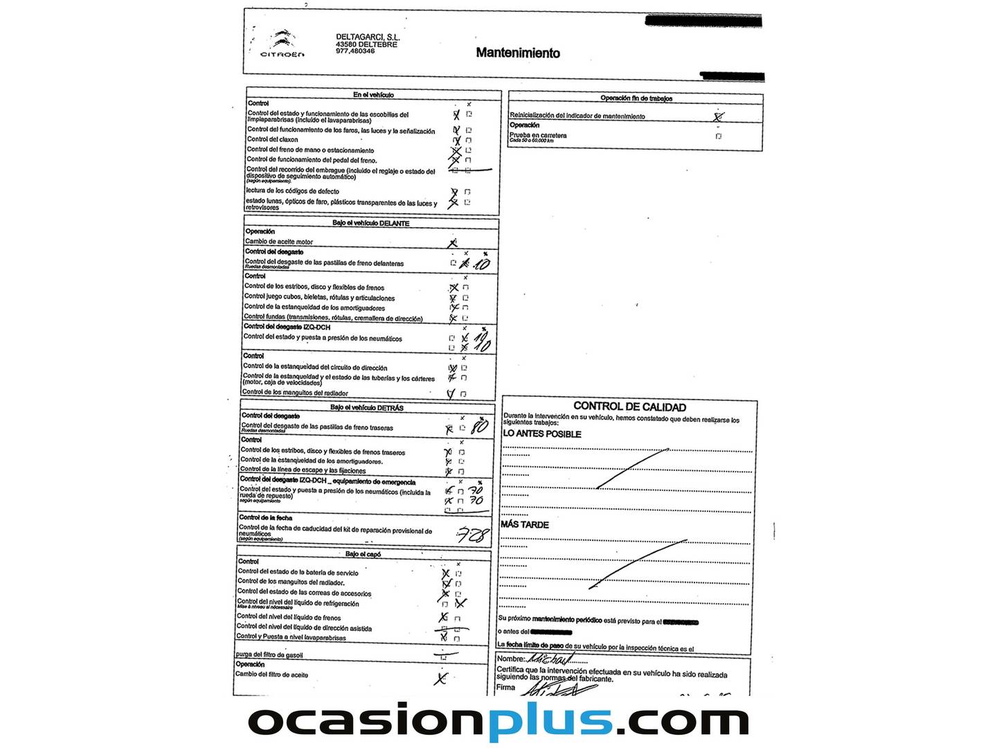 Foto del mantenimiento del Opel Astra Opel Astra 1.2 Turbo XHT Elegance Auto (130 CV)