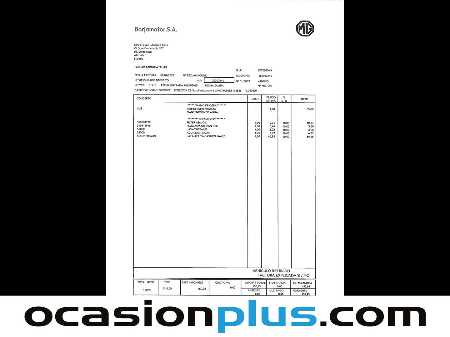 MG ZS MG ZS 1.0T Luxury Auto (111 CV) gasolina