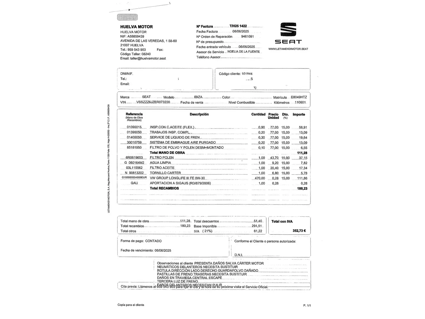 Foto Seat Ibiza SEAT Ibiza 1.6 TDI Style (105 CV)