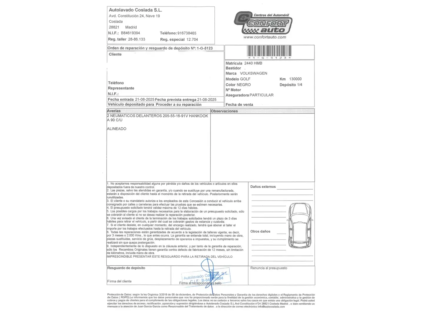 Foto Volkswagen Golf Volkswagen Golf Advance Rabbit 1.6 TDI BMT (105 CV)