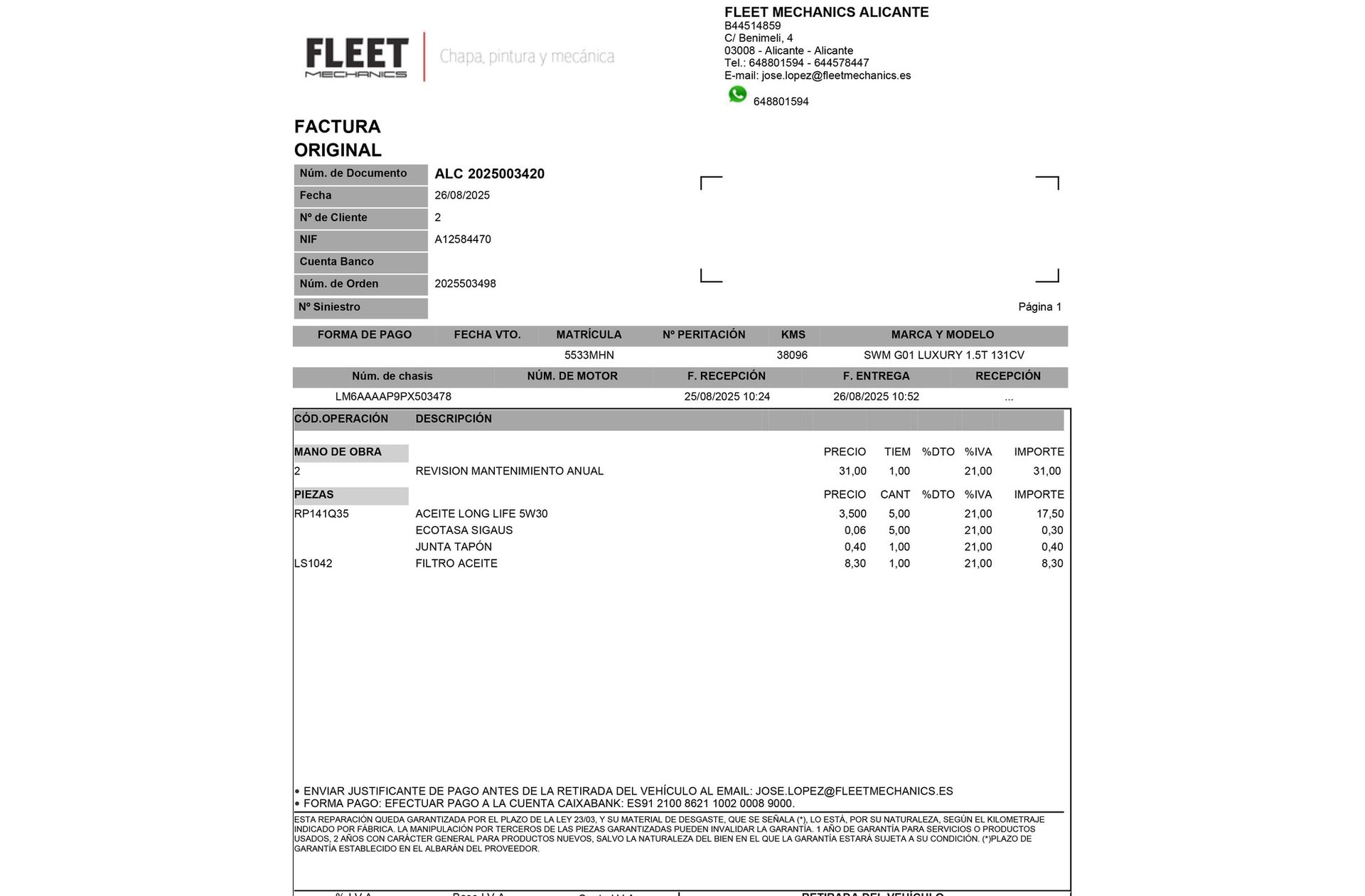 SWM G01 1.5T Luxury - foto 20