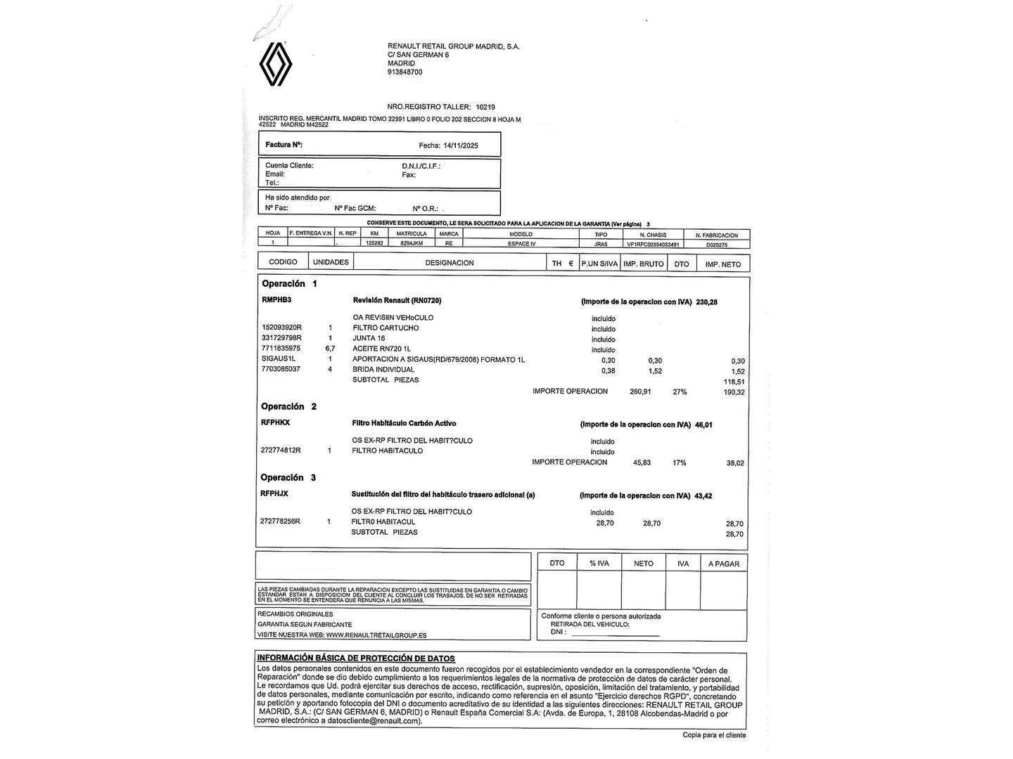 Foto Renault Espace Renault Espace Initiale Paris Energy dCi (160 CV) TT EDC 7 Plazas