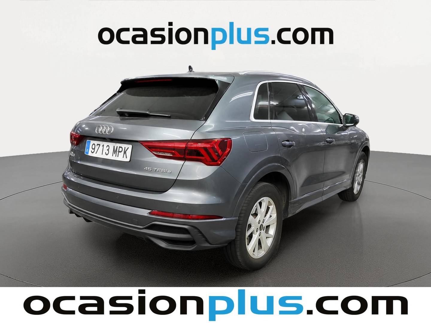 Foto trasera Audi Q3 Audi Q3 TFSIe S line 45 TFSI e (245 CV) S tronic Pack S-line derecha