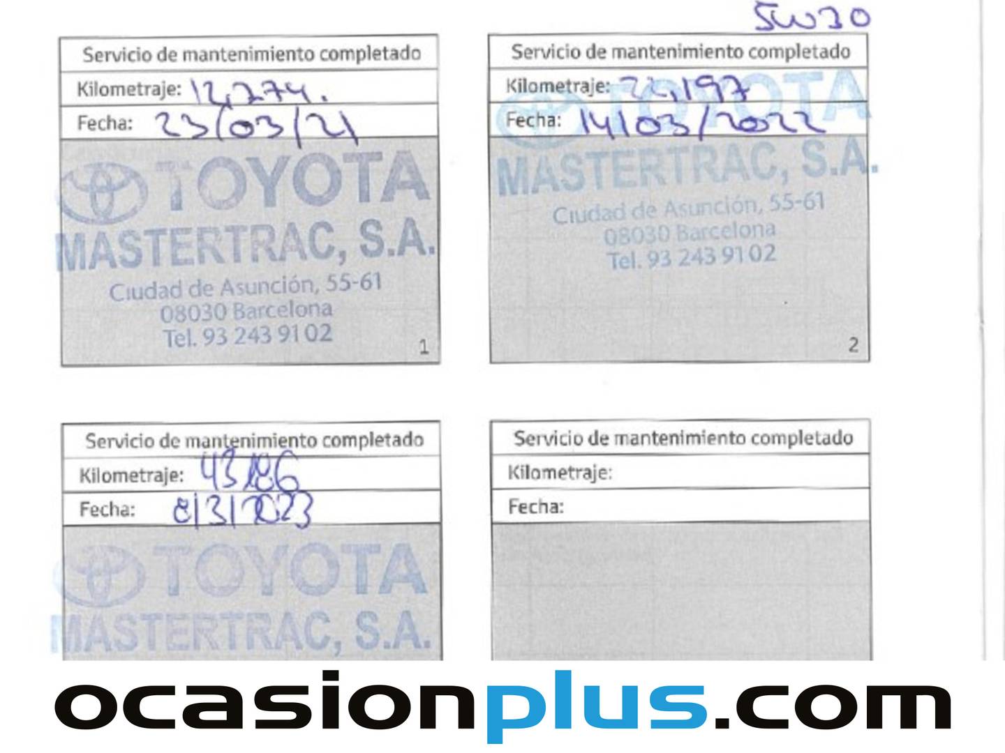 Foto del mantenimiento del Toyota Corolla Toyota Corolla 180H Feel! E-CVT (180 CV)
