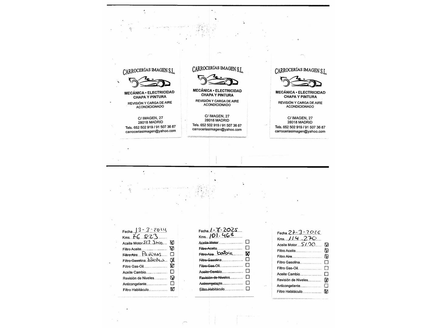 Foto del mantenimiento del Citroën Grand C4 Spacetourer Citroën Grand C4 Spacetourer BlueHDi 130 S&S Feel (130 CV) 7 Plazas