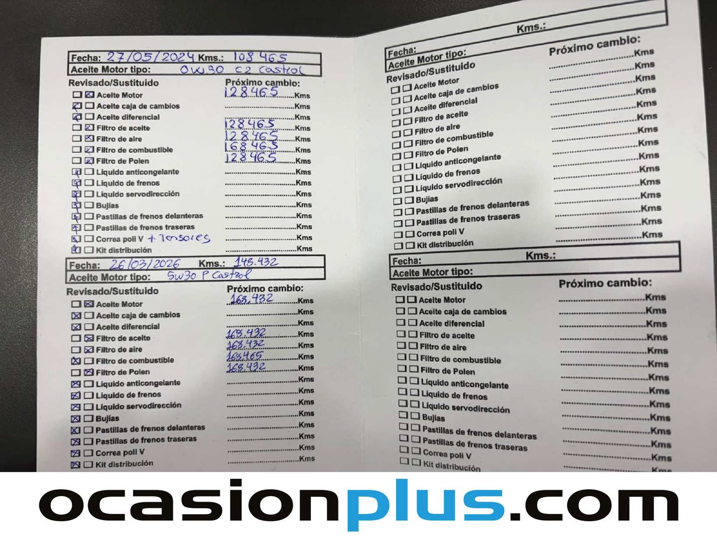Foto del mantenimiento del Peugeot 3008 Peugeot 3008 BlueHDi 180 S&S GT EAT8 (180 CV)