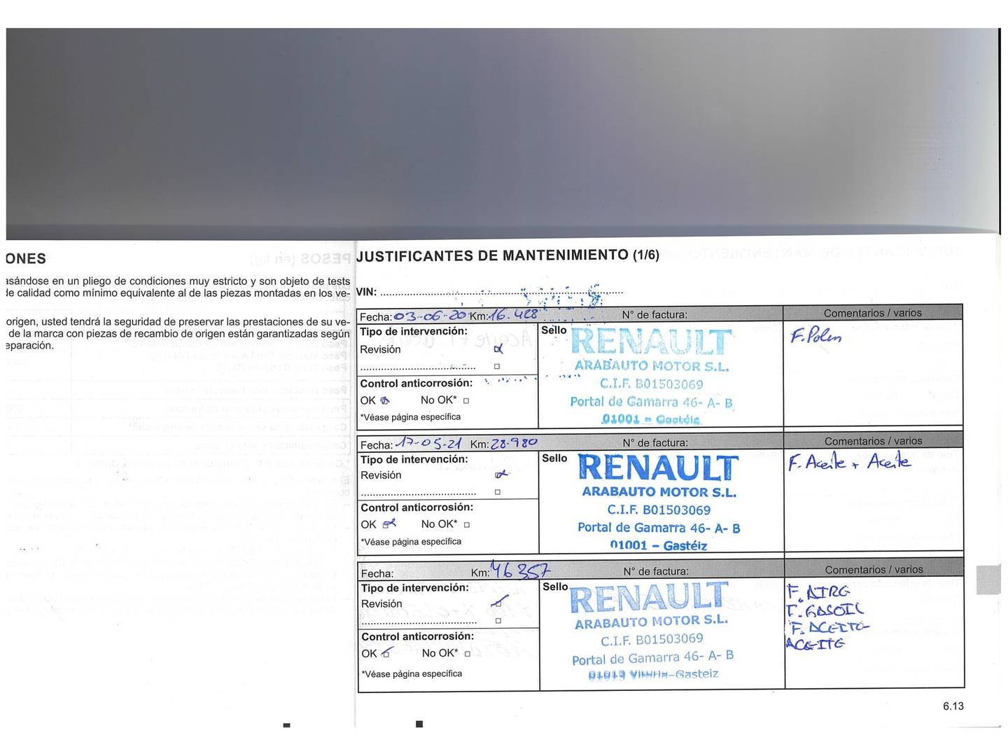 Foto del mantenimiento del Renault Mégane Renault Megane Sport Tourer Zen Blue dCi (115 CV) EDC