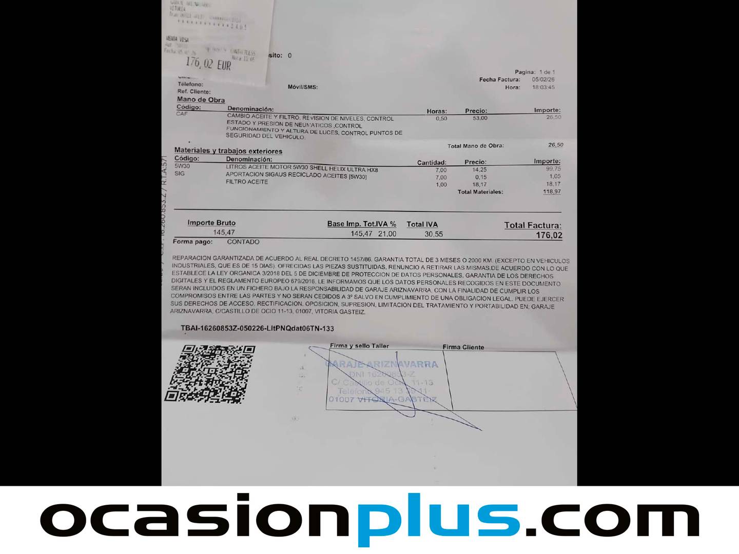 Foto del mantenimiento del Volkswagen Caravelle Volkswagen Caravelle Trendline Batalla Corta 2.0 TDI BMT Camperizada (102 CV)