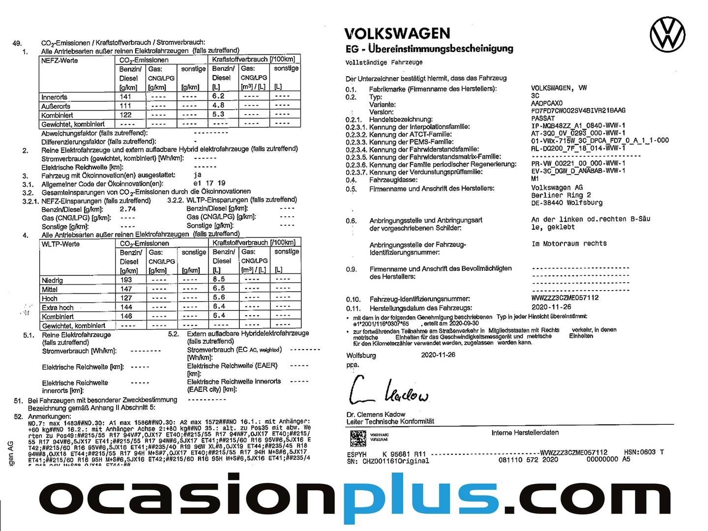 Foto Volkswagen Passat Volkswagen Passat R-Line 1.5 TSI (150 CV) DSG