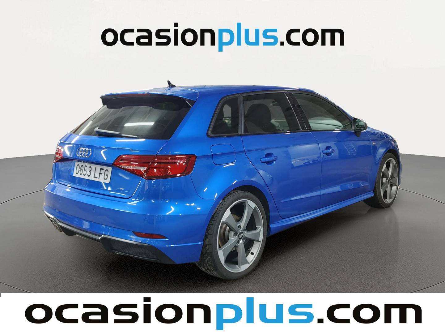 Foto trasera Audi A3 Audi A3 Sportback Black line 35 TDI  (150 CV) S tronic Pack S-line izquierda