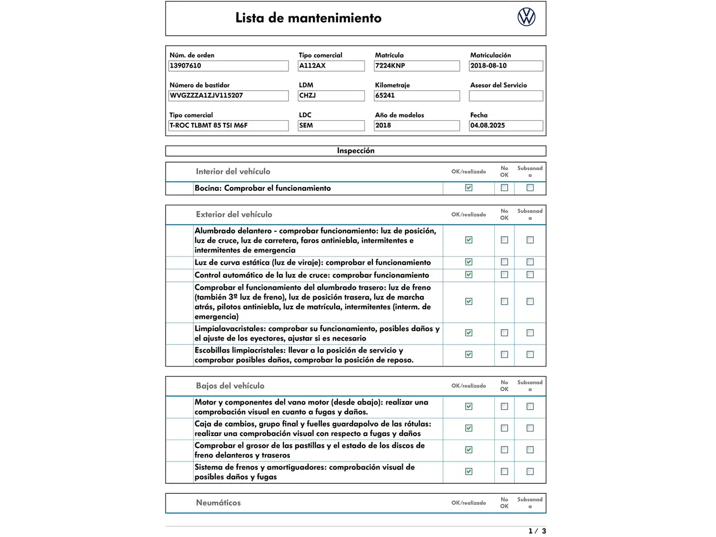 Mantenimiento