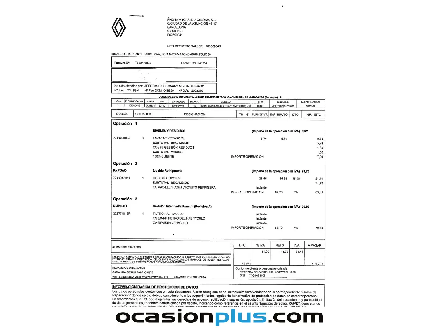 Foto Renault Grand Scénic Renault Grand Scenic Zen Energy TCe (160 CV) 7 Plazas
