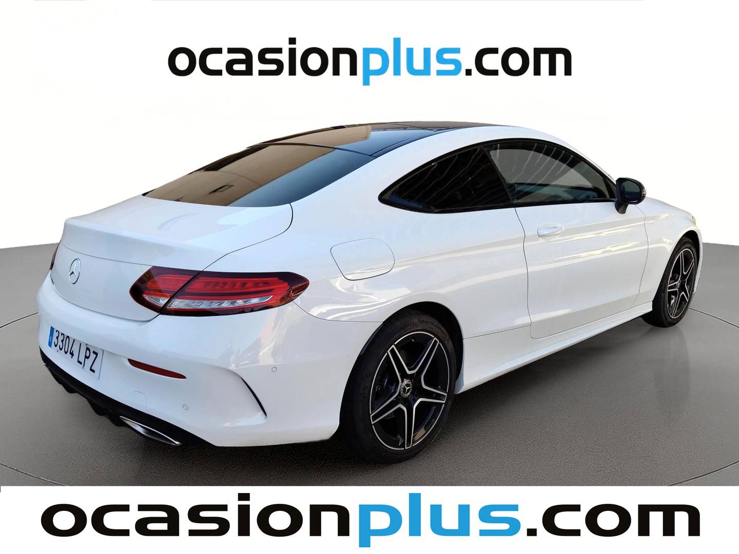 Foto trasera Mercedes Clase C Mercedes Clase C 200 Coupe (184 CV) Pack AMG derecha