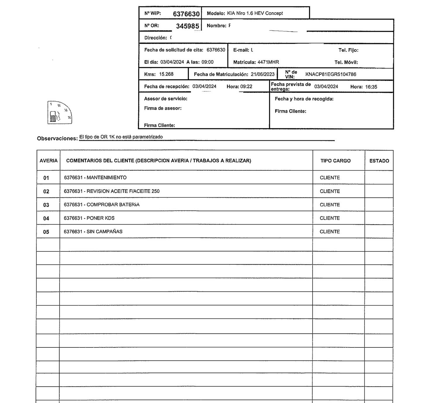 Foto KIA Niro Kia Niro 1.6 GDi HEV Concept (141 CV)