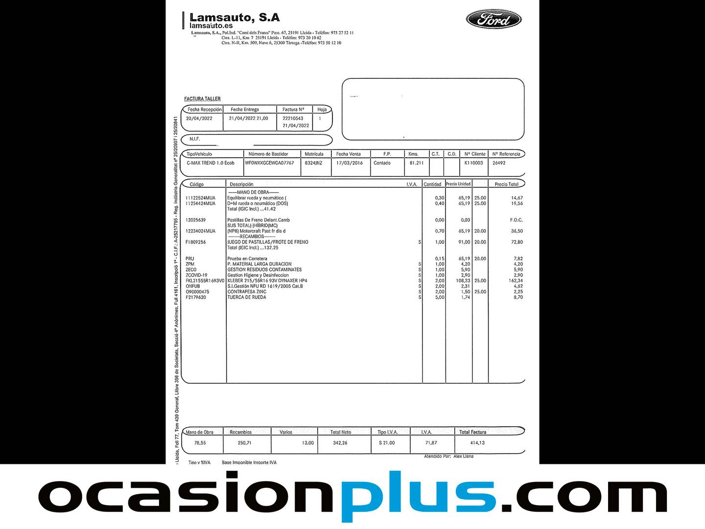 Foto Ford Grand C-Max Ford Grand C-Max 1.0 EcoBoost Titanium 7 Plazas (125 CV)